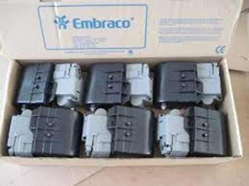 DESCRIPTION: (12) TERMINAL BOARD CAPACITOR STARTER RELAY COVER BRAND/MODEL: EMBRACO #519109158 RETAIL$: $29.95 EA QTY: 12