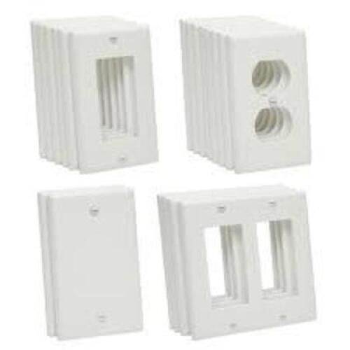 DESCRIPTION: (3) BOXES OF (20) ELECTRICAL OUTLET COVERS BRAND/MODEL: BUILT INDUSTRIAL INFORMATION: WHITE SIZE: 4 DIFFERENT STYLES PER BOX RETAIL$: $26