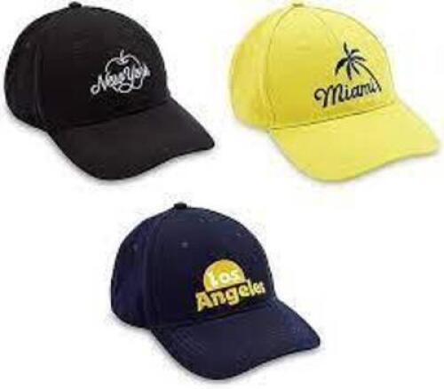 DESCRIPTION: (2) HAT SETS BRAND/MODEL: MAJOR CITIES INFORMATION: 3 PACK HAT SET SIZE: NY, LA, MIAMI RETAIL$: $28.49 PER SET QTY: 2