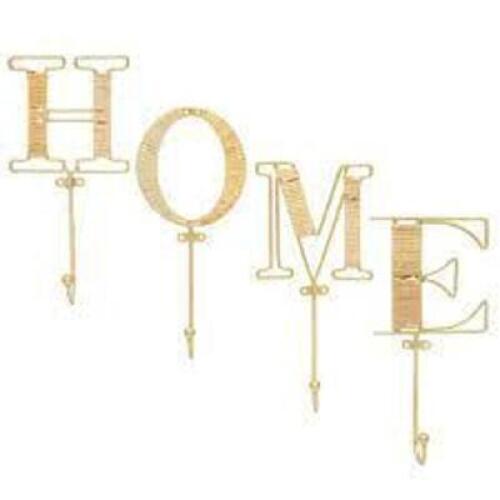 DESCRIPTION: (2) WALL MOUNT KEY HOLDER SET BRAND/MODEL: OKUNA OUTPOST INFORMATION: SPELLS HOME SIZE: 4X10 RETAIL$: $30.00 EA QTY: 2