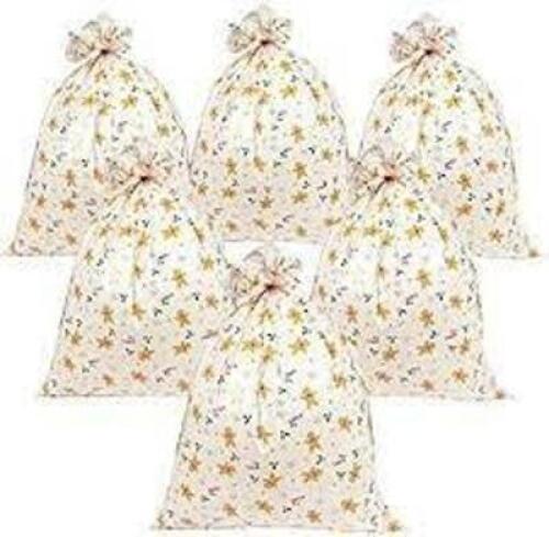DESCRIPTION: (11) BAGS OF (6) LARGE GIFT BAGS BRAND/MODEL: JUVALE INFORMATION: GINGERBREAD MAN SIZE: 36X48 RETAIL$: $17.99 EA QTY: 11