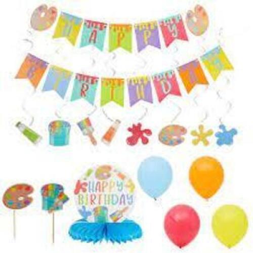 DESCRIPTION: (3) B-DAY PARTY PACKS SIZE: 59 PC RETAIL$: $7.99 EA QTY: 3
