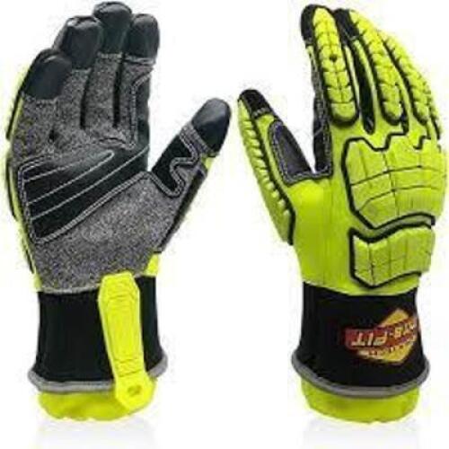 DESCRIPTION: (3) CUT RESIST GLOVES BRAND/MODEL: RINGERS GLOVES #21TF54 INFORMATION: SAFETY GREEN SIZE: SIZE XL RETAIL$: $12.91 EA QTY: 3