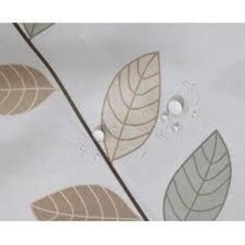 DESCRIPTION: (4) SHOWER CURTAIN WITH RINGS BRAND/MODEL: NEECAN INFORMATION: PLANT LEAF PATTERN SIZE: 71X79 RETAIL$: $17.99 EA QTY: 4