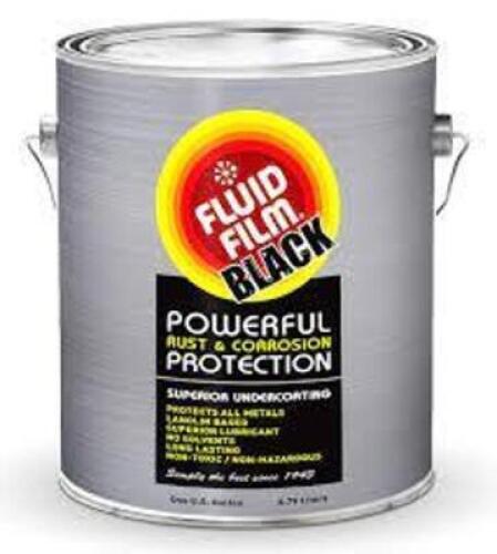 DESCRIPTION: (1) POWERFUL RUST AND CORROSION PROTECTION BRAND/MODEL: FLUID FILM BLACK SIZE: 1 GALLON RETAIL$: $37.95 EA QTY: 1