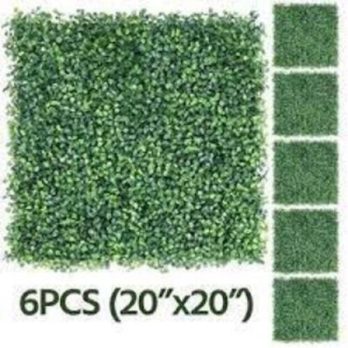 DESCRIPTION: (4) CASES OF (6) ARTIFICIAL BOXWOOD BRAND/MODEL: YAHEETECH #591741 RETAIL$: $60.00 SIZE: 20X20 QTY: 4
