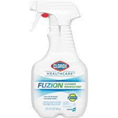 DESCRIPTION: (5) CLEANER DISINFECTANT BRAND/MODEL: CLAOROX HEALTHCARE FUZION SIZE: 1 QT RETAIL$: $15.78 EA QTY: 5