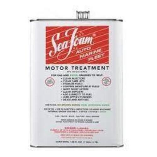 DESCRIPTION: (1) MOTOR GAS ADDITIVE TREATMENT BRAND/MODEL: SEA FOAM SIZE: 1 GALLON RETAIL$: $55.00 EA QTY: 1