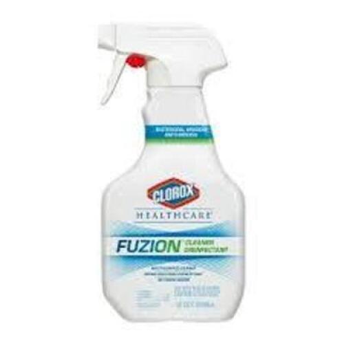 DESCRIPTION: (5) CLEANER DISINFECTANT BRAND/MODEL: CLOROX HEALTHCARE FUZION SIZE: 1 QT RETAIL$: $15.78 EA QTY: 5