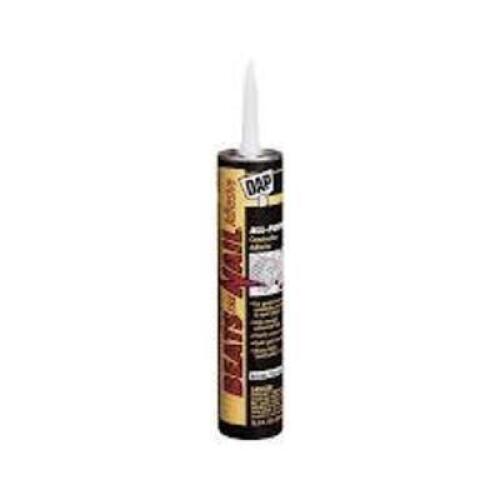 DESCRIPTION: (4) CONSTRUCTION ADHESIVE BRAND/MODEL: DAP BEATS THE NAIL #5E089 SIZE: 10.3 FL OZ RETAIL$: $3.84 EA QTY: 4
