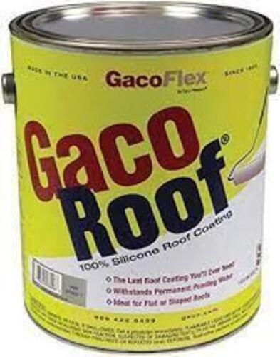 DESCRIPTION: (2) GACO ROOF SILCONE COATING BRAND/MODEL: GACO FLEX SIZE: 1 GALLON RETAIL$: $88.95 EA QTY: 2