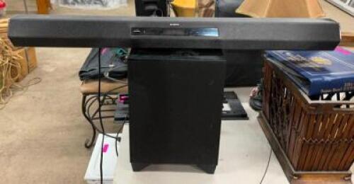 DESCRIPTION: SONY SOUNDBAR AND SUBWOOFER QTY: 1