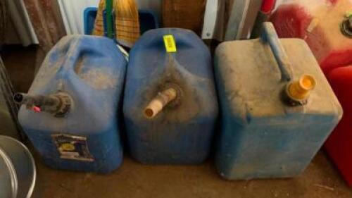 DESCRIPTION: (3) GAS CANS QTY: 3