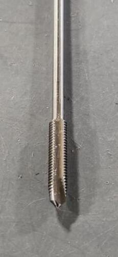 DESCRIPTION: (1) HSS METRIC COURSE 2 FLUTE D4 SPIRAL POINT EXTENTION TAPBRAND/MODEL: HERTEL 59917823SIZE: M5x0.80RETAIL$: $55.93QTY: 1