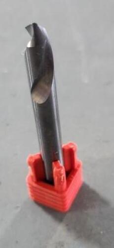 DESCRIPTION: (1) SOLID CARBIDE SPOTTING DRILL BRAND/MODEL: ACCUPRO 89698641 SIZE: 1/4" DIA 90* RETAIL$: $24.70 QTY: 1