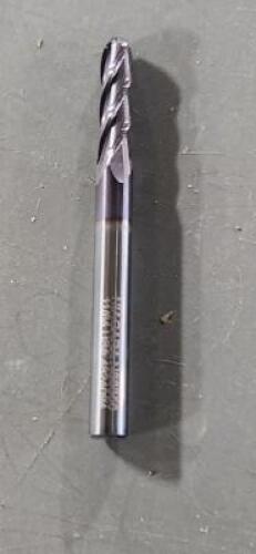 DESCRIPTION: (4) SOLID CARBIDE BALL NOSE END MILL BRAND/MODEL: NIAGARA N86350 SIZE: 11/64" 5/8" LOC RETAIL$: $29.90 EA QTY: 4