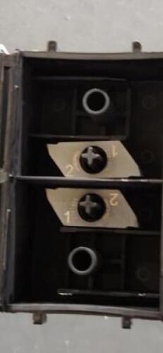 DESCRIPTION: (8) SOLID CARBIDE GROOVING INSERTS BRAND/MODEL: PH HORN TDM828457 RETAIL$: 55.00 PER INSERT QTY: 8