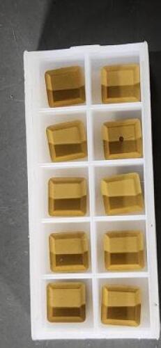 DESCRIPTION: (10) SPGR424B CARBIDE MILLING INSERTS BRAND/MODEL: EDGE TECHNOLOGY SPGR424B/1155-5 SIZE: $ 21.34 PER INSERT QTY: 10