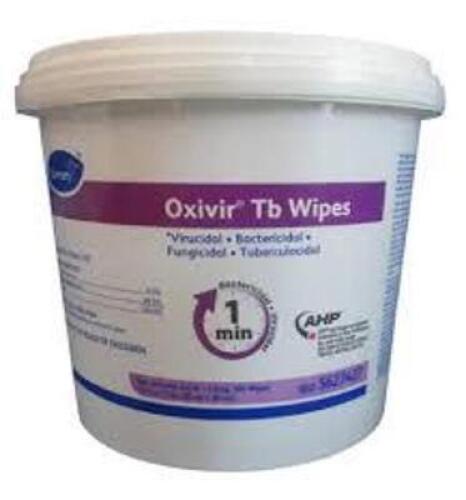 DESCRIPTION: (2) TUBS OF DISINFECTING WIPES BRAND/MODEL: OXIVIR TB WIPES RETAIL$: $184.57 EA QTY: 2