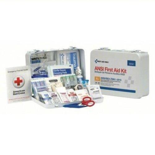 DESCRIPTION: (2) FIRST AID KID BRAND/MODEL: PART NUMBER #488G76 INFORMATION: WHITE SIZE: 25 PEOPLE SERVED RETAIL$: $68.99 EA QTY: 2