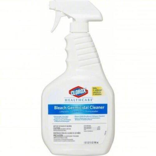 DESCRIPTION: (6) BLEACH GERMICIDAL CLEANER BRAND/MODEL: CLOROX HEALTHCARE #6VDE6 SIZE: 22 FL OZ RETAIL$: $84.98 EA QTY: 6