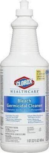 DESCRIPTION: (6) BLEACH GERMICIDAL CLEANER BRAND/MODEL: CLOROX SIZE: 1 QT RETAIL$: $20.00 EA QTY: 6
