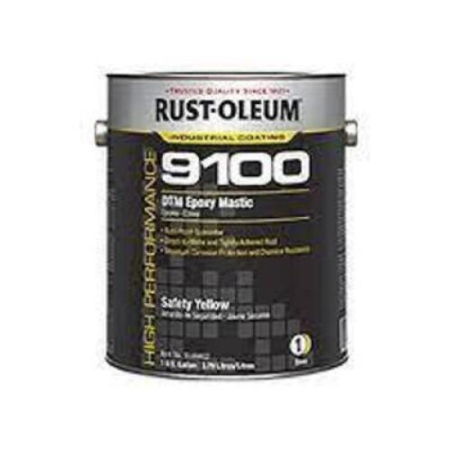 DESCRIPTION: (2) DTM EPOXY MASTIC BRAND/MODEL: RUST-0LEUM 9100 INFORMATION: SAFETY YELLOW SIZE: 1 GALLON RETAIL$: $183.00 EA QTY: 2
