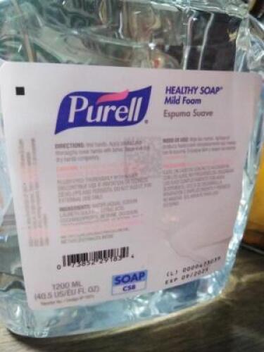 DESCRIPTION: (2) FRAGRANCE FREE HEALTHY SOAP BRAND/MODEL: PURELL SIZE: 1200 ML RETAIL$: $25.78 EA QTY: 2