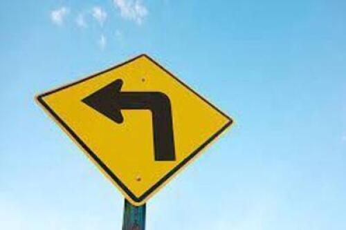 DESCRIPTION: (1) TURN SIGN QTY: 1