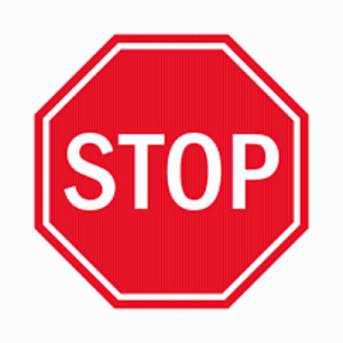 DESCRIPTION: (1) STOP SIGN INFORMATION: ALMUNUM RETAIL$: $83.55 EA QTY: 1