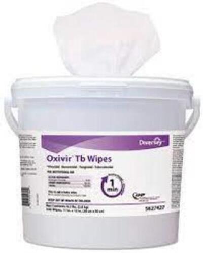 DESCRIPTION: (2) TUBS OF DISINFECTING WIPES BRAND/MODEL: OXIVIR TB WIPES RETAIL$: $184.57 EA QTY: 2