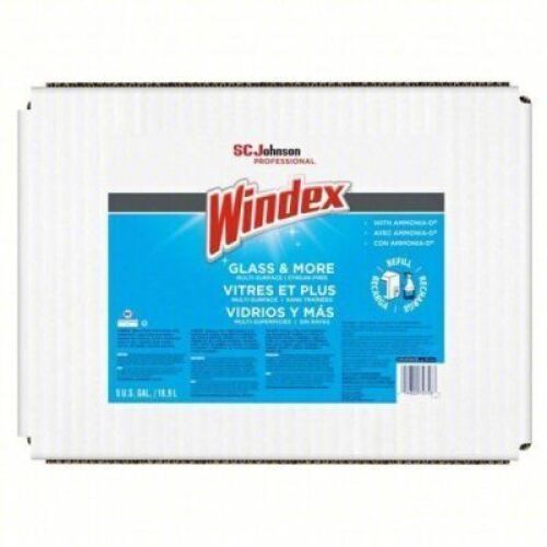 DESCRIPTION: (1) BOX OF GLASS CLEANER BRAND/MODEL: WINDEX #20J199 SIZE: 5 GALLON RETAIL$: $72.75 QTY: 1
