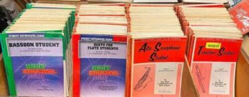 (200)- ASSORTED MUSIC BOOKS