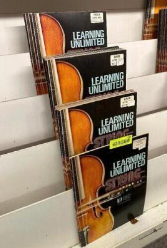 (24) - PC. SET OF LEARNING ULTIMATE STRINGS PROGRAM INSTRUCTION BOOK / FULL ORCHESTRA