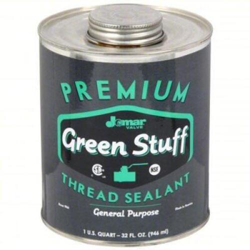 DESCRIPTION: (3) GENERAL PURPOSE THREAD SEALANT BRAND/MODEL: JOMAR VALVE THE GREEN STUFF #41NK86 SIZE: 32 OZ RETAIL$: $63.39 EA QTY: 3