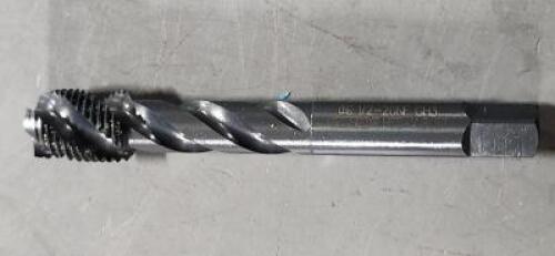 DESCRIPTION: (1) VHSS SPIRAL FLUTE MODIFIED BOTTOMING TAP BRAND/MODEL: OSG 64181316 SIZE: 1/2-20 UNF RETAIL$: $48.59 QTY: 1