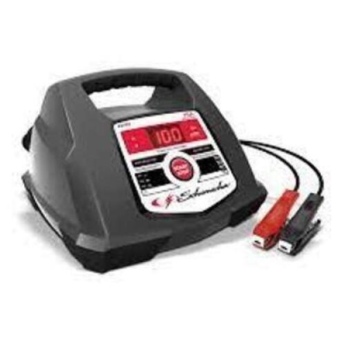 DESCRIPTION: (1) BATTERY CHARGER AND ENGINE STARTER BRAND/MODEL: SCHUMACHER INFORMATION: BLACK SIZE: 6V/12V 100A RETAIL$: $89.99 EA QTY: 1