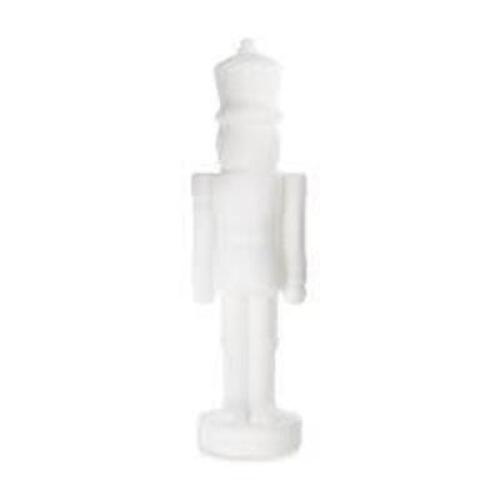 DESCRIPTION: (3) FLOCKED NUTCRACKER INFORMATION: WHITE SIZE: 36" RETAIL$: $24.98 EA QTY: 3