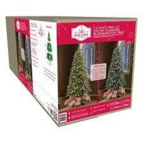 DESCRIPTION: (1) MUSICAL COLOR CHANGING LED TREE BRAND/MODEL: HOLIDAY TIME INFORMATION: 7.5' RETAIL$: $340.39 EA QTY: 1