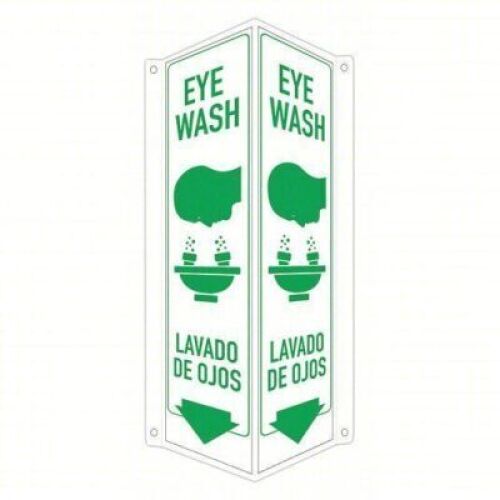 DESCRIPTION: (3) EYE WASH STATION SIGN QTY: 3