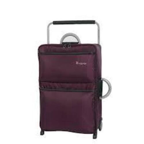 DESCRIPTION: (1) LUGGAGE BAG BRAND/MODEL: IT LUGGAGE INFORMATION: PURPLE SIZE: LARAGE RETAIL$: $112.99 EA QTY: 1