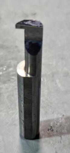 DESCRIPTION: (1) SOLID CARBIDE RETAINING RING GROOVING TOOL BRAND/MODEL: ACCUPRO 05250402 SIZE: 3/8" SD 0.0700" GROOVE WIDTH RETAIL$: $59.31 QTY: 1
