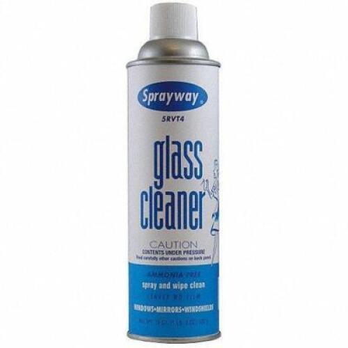 DESCRIPTION: (6) GLASS CLEANER BRAND/MODEL: SPRAYWAY #5RVT4 RETAIL$: $5.00 EA SIZE: 20 OZ QTY: 6