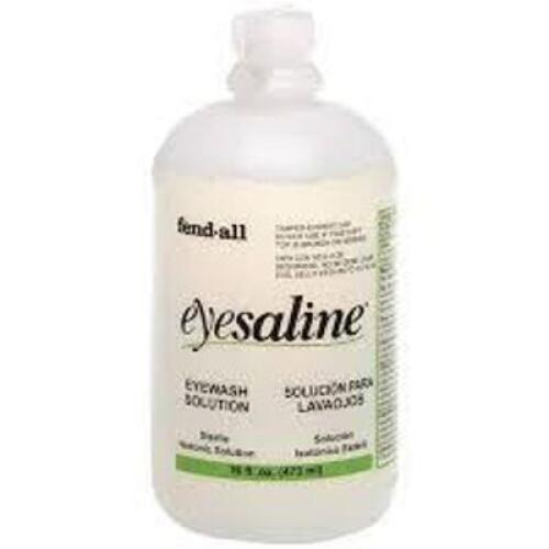 DESCRIPTION: (5) EMERGENCY EYE FACE WASH BRAND/MODEL: EYESALINE SIZE: 16 OZ RETAIL$: $13.78 EA QTY: 5