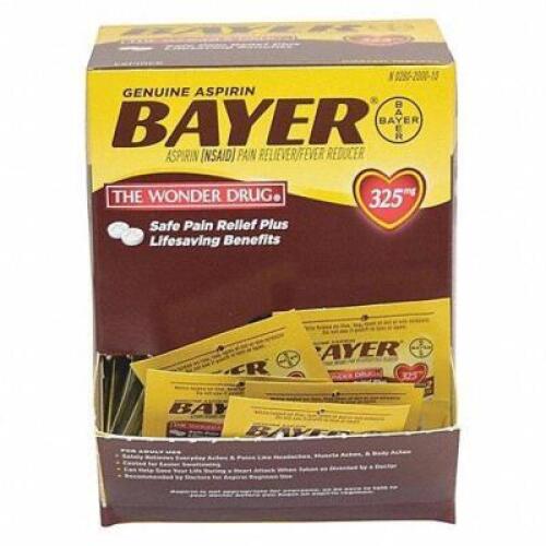 DESCRIPTION: (2) BAYER PAIN RELIEF TABLET BRAND/MODEL: BAYER #33JW80 RETAIL$: $31.34 EA SIZE: 325 MG QTY: 2