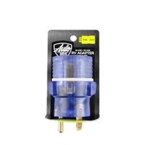 DESCRIPTION: (1) RV ADAPTER PLUG BRAND/MODEL: AUTO DRIVE SIZE: 50A 30A RETAIL$: $10.000 EA QTY: 1