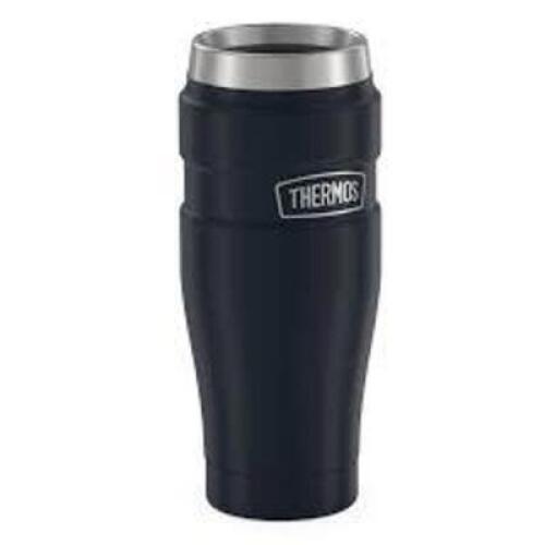 DESCRIPTION: (1) TAVEL MUG BRAND/MODEL: THERMOS SIZE: 16 OZ RETAIL$: $25.94 EA QTY: 1