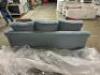 82" CADET BLUE SOFA - 8