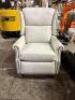 LEATHER RECLINER LIVING ROOM CHAIR - 2