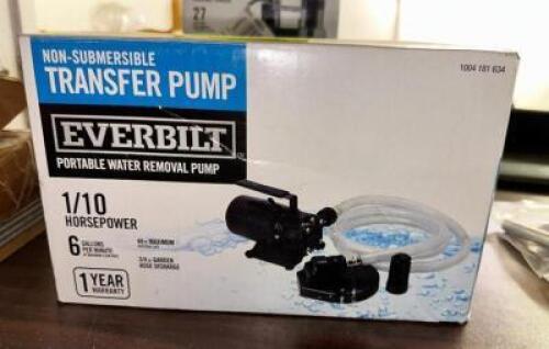 NON-SUBMERSIBLE TRANSFER PUMP
